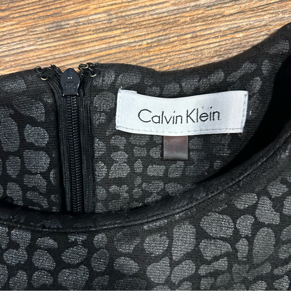 Calvin Klein Black Sleeveless Sheath Mini Dress - Picture 5 of 10